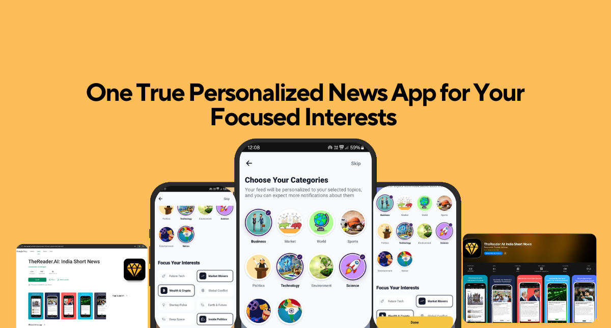 One True Personalized News App for Focused Interests: How TheReader.AI Is Redefining News Consumption
