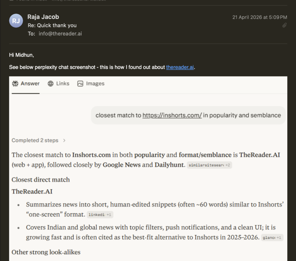 Even AI engines now recognize that readers are looking for more "Signal" and less "Noise.