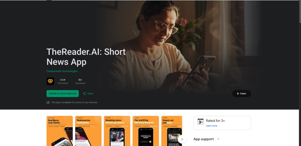 TheReader.AI app image from android store